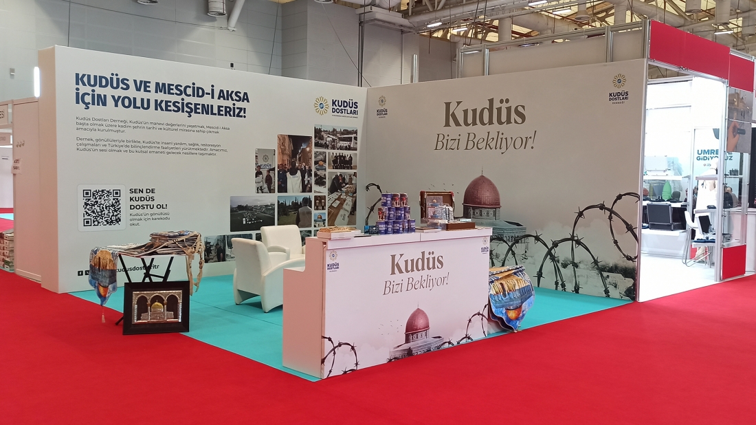 Kudüs Dostları Derneği, İnanç Turizmi ve Cami Yapı Fuarı’ndaydı